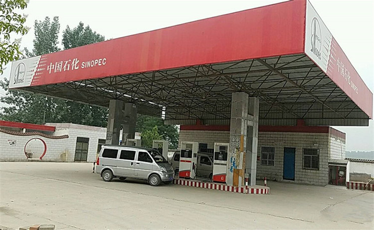 梅州加油站钢结构网架案例5